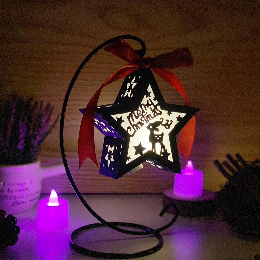 Christmas 2 - 3D Star Lantern File - Cricut File - LightBoxGoodMan - LightboxGoodman