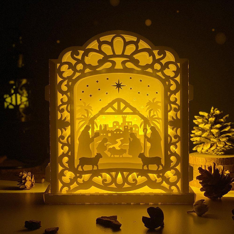 Christmas 2 - Pop-up Light Box File - Cricut File - LightBoxGoodMan - LightboxGoodman