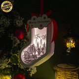 Christmas 3 - 3D Sock Lantern File - Cricut File - LightBoxGoodMan - LightboxGoodman