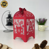 Christmas 3 - Paper Cut Lantern File - Cricut File - 10,5x20,6cm - LightBoxGoodMan - LightboxGoodman