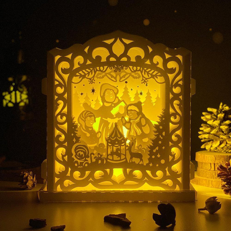 Christmas 4 - Pop-up Light Box File - Cricut File - LightBoxGoodMan - LightboxGoodman