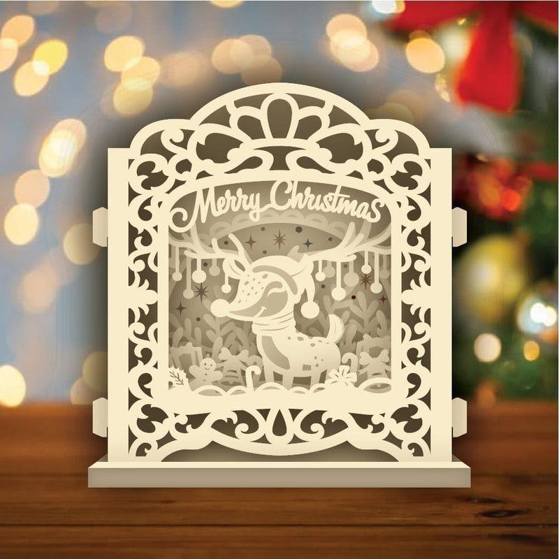 Christmas 5 - Pop-up Light Box File - Cricut File - LightBoxGoodMan - LightboxGoodman