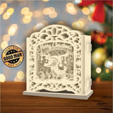 Christmas 5 - Pop-up Light Box File - Cricut File - LightBoxGoodMan - LightboxGoodman