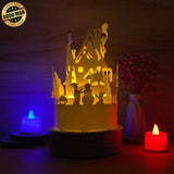 Christmas 6 - 3D Dome Lantern File - Cricut File - LightBoxGoodMan - LightboxGoodman
