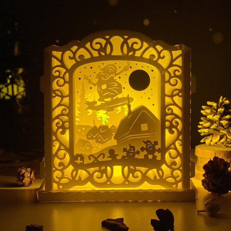 Christmas 7 - Pop-up Light Box File - Cricut File - LightBoxGoodMan - LightboxGoodman