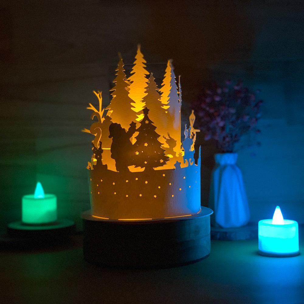 Christmas 8 - 3D Dome Lantern File - Cricut File - LightBoxGoodMan - LightboxGoodman