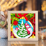 Christmas Ball – Paper Cut Light Box File - Cricut File - 8x8 inches - LightBoxGoodMan