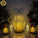 Christmas Balls - Droplet Lantern File - Cricut File - LightBoxGoodMan - LightboxGoodman