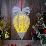 Christmas Balls - Droplet Lantern File - Cricut SVG File - LightBoxGoodMan