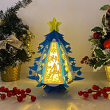 Christmas Bird - Pine Lantern File - Cricut File - 8x9,5 Inches - LightBoxGoodMan