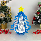 Christmas Bird - Pine Lantern File - Cricut File - 8x9,5 Inches - LightBoxGoodMan - LightboxGoodman