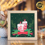 Christmas Candles – Paper Cut Light Box File - Cricut File - 8x8 inches - LightBoxGoodMan - LightboxGoodman