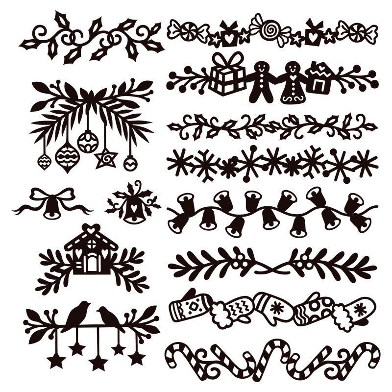 Christmas Collection! 14 Designs - Cricut File - Svg, Png, Dxf, Eps - LightBoxGoodMan - LightboxGoodman