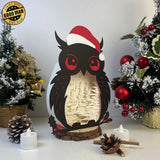 Christmas Deer 2 - Paper Cut Owl Light Box File - Cricut File - 25x20 cm - LightBoxGoodMan - LightboxGoodman