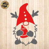 Christmas Gnome 3 - Cricut File - Svg, Png, Dxf, Eps - LightBoxGoodMan - LightboxGoodman