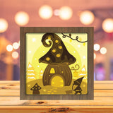 Christmas Gnome 3 - Paper Cutting Light Box - LightBoxGoodman