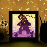 Christmas Gnome 3 - Paper Cutting Light Box - LightBoxGoodman - LightboxGoodman
