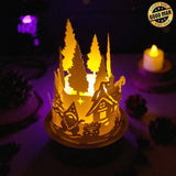 Christmas Gnome - 3D Dome Lantern File - Cricut File - LightBoxGoodMan - LightboxGoodman