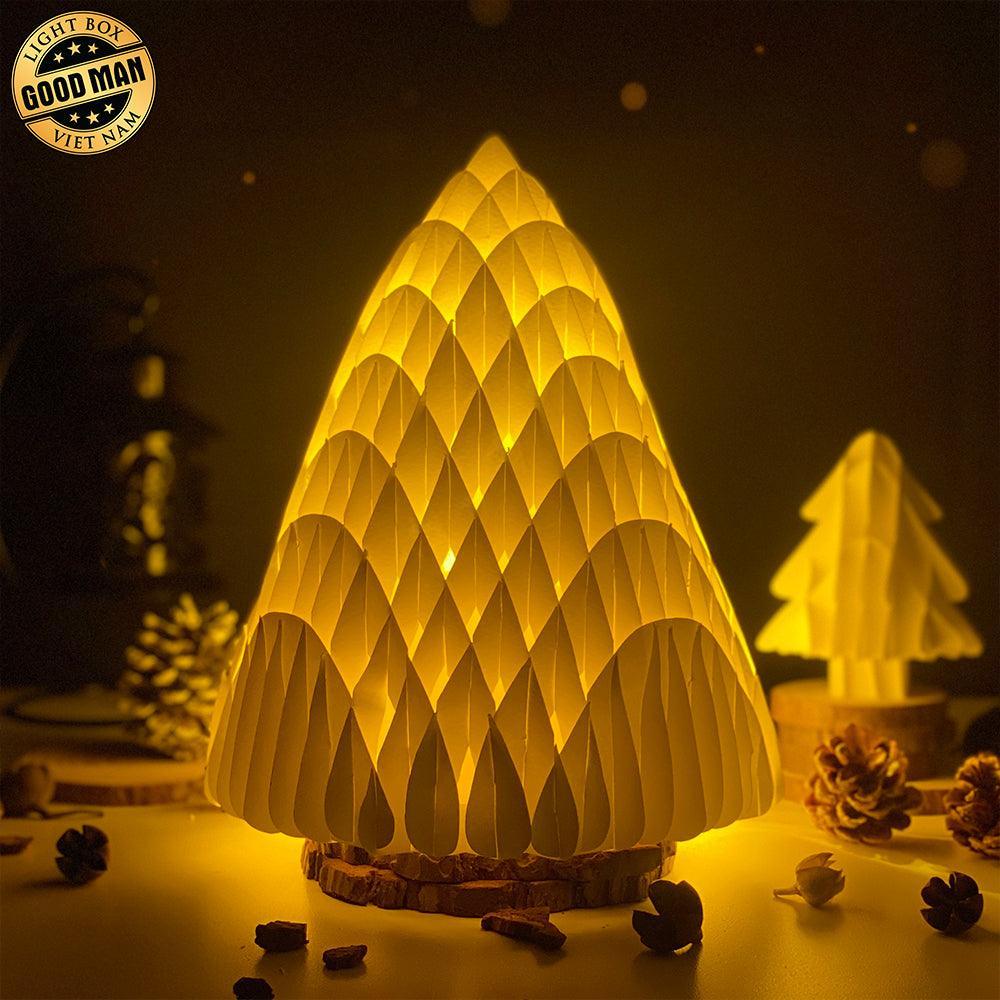 Christmas Gnome - 3D Pop-up Light Box Pine File - Cricut File - LightBoxGoodMan - LightboxGoodman