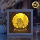 Christmas Gnome 4 – Paper Cut Light Box File - Cricut File - 20x20cm - LightBoxGoodMan - LightboxGoodman
