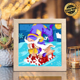 Christmas Gnome 8 – Paper Cut Light Box File - Cricut File - 8x8 inches - LightBoxGoodMan - LightboxGoodman