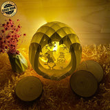 Christmas Gnome - Easter Egg 3D Pop-up File - Cricut File - 5.8x4.8" - LightBoxGoodMan - LightboxGoodman
