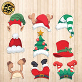 Christmas Hats - Cricut File - Svg, Png, Dxf, Eps - LightBoxGoodMan - LightboxGoodman