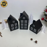 Christmas House - 3D House Lantern File - Cricut File - LightBoxGoodMan - LightboxGoodman
