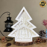 Christmas Nativity 2 - Paper Cut Tree Light Box File - Cricut File - 20x22cm - LightBoxGoodMan - LightboxGoodman