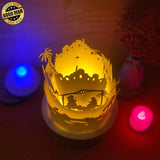 Christmas Nativity- 3D Dome Lantern File - Cricut File - LightBoxGoodMan - LightboxGoodman