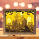 Christmas Nativity - Paper Cutting Light Box - LightBoxGoodman - LightboxGoodman