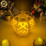 Christmas Nativity - Pumpkin Lantern File - Cricut File - LightBoxGoodMan - LightboxGoodman