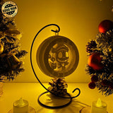 Christmas Nightmare - 3D Pop-up Light Box Ornament File - Cricut File - LightBoxGoodMan - LightboxGoodman