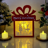 Christmas Nutcracker - Paper Cut Gift Light Box File - Cricut File - 21x16cm - LightBoxGoodMan