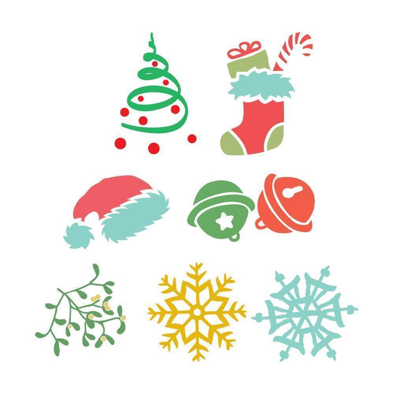 Christmas Ornaments - Cricut File - Svg, Png, Dxf, Eps - LightBoxGoodMan - LightboxGoodman