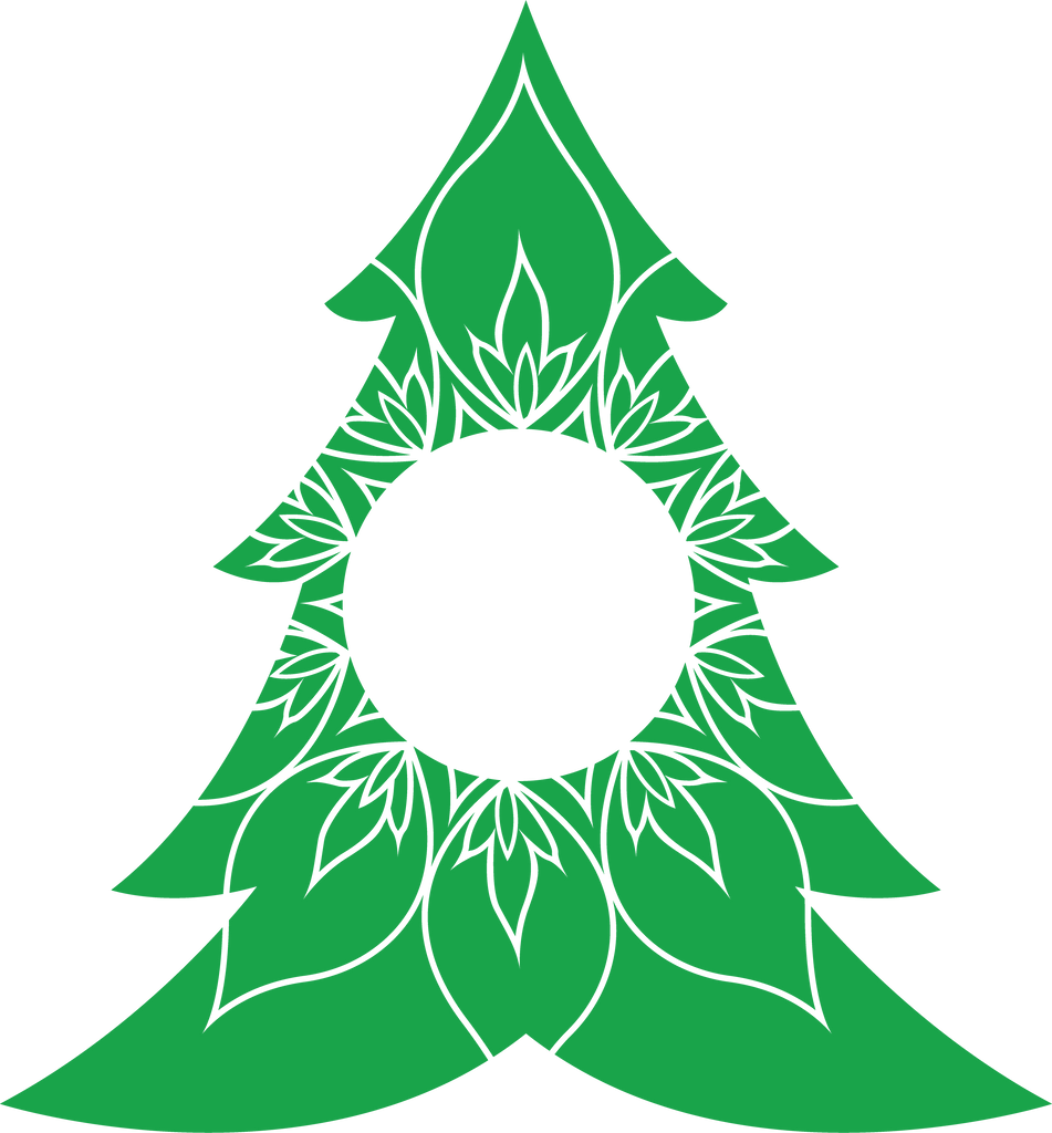 Christmas Tree 4 - Cricut File - Svg, Png, Dxf, Eps - LightBoxGoodMan - LightboxGoodman