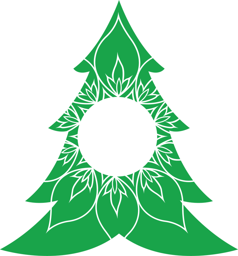 Christmas Tree 4 - Cricut File - Svg, Png, Dxf, Eps - LightBoxGoodMan - LightboxGoodman