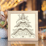 Christmas Tree – Paper Cut Light Box File - Cricut File - 8x8 inches - LightBoxGoodMan - LightboxGoodman