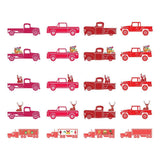 Christmas Truck 4 - Cricut File - Svg, Png, Dxf, Eps - LightBoxGoodMan - LightboxGoodman