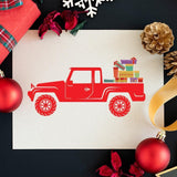 Christmas Truck 4 - Cricut File - Svg, Png, Dxf, Eps - LightBoxGoodMan - LightboxGoodman