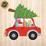 Christmas Truck - Cricut File - Svg, Png, Dxf, Eps - LightBoxGoodMan - LightboxGoodman