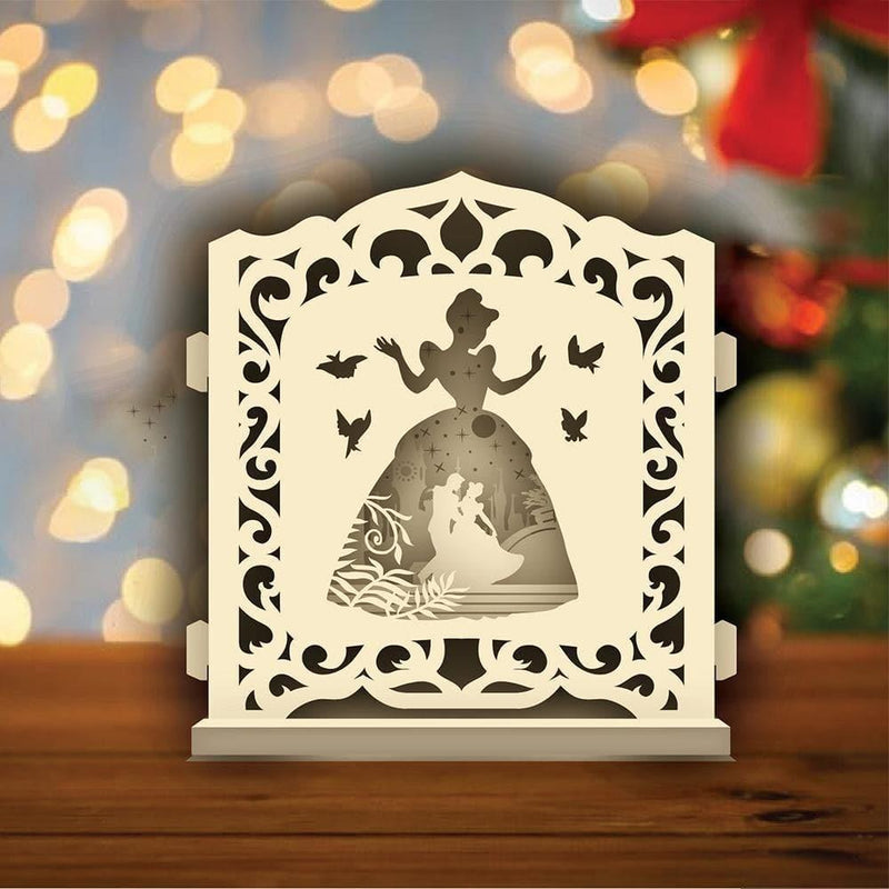 Cinderella 4 - Pop-up Light Box File - Cricut File - LightBoxGoodMan - LightboxGoodman