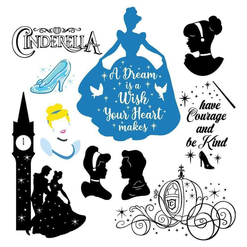 Cinderella - Cricut File - Svg, Png, Dxf, Eps - LightBoxGoodMan - LightboxGoodman