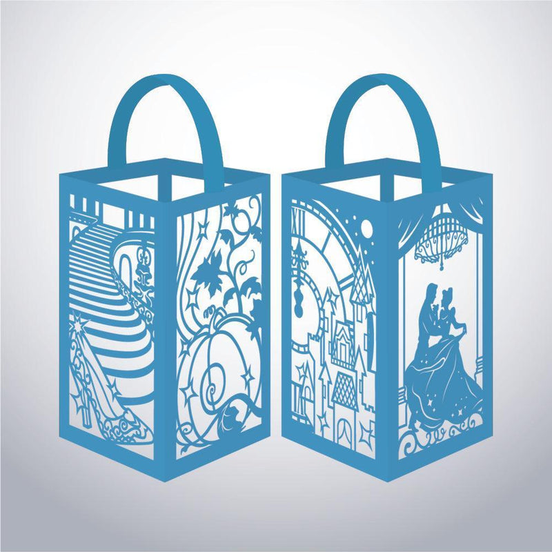Cinderella - Paper Cut Lantern File - Cricut File - 10x16cm - LightBoxGoodMan - LightboxGoodman
