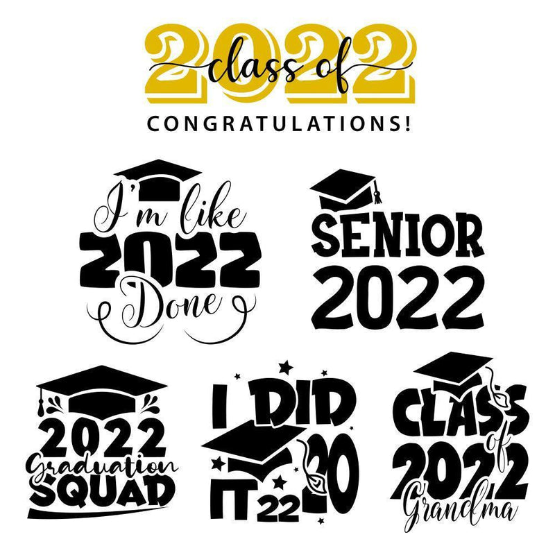 Class Of 2022 - Cricut File - Svg, Png, Dxf, Eps - LightBoxGoodMan - LightboxGoodman