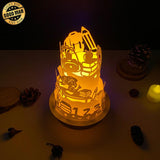 Classroom - 3D Dome Lantern File - Cricut File - LightBoxGoodMan - LightboxGoodman