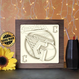 Cleveland Guardians Team - Paper Cutting Light Box - LightBoxGoodman - LightboxGoodman