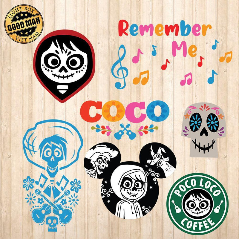 Coco - Cricut File - Svg, Png, Dxf, Eps - LightBoxGoodMan - LightboxGoodman