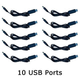Combo 10 USB Port (Input 5v - Output 12V)