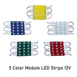 Combo 5 Colors Module Led Strips 12V (5 Pieces/Pack) - LightboxGoodman